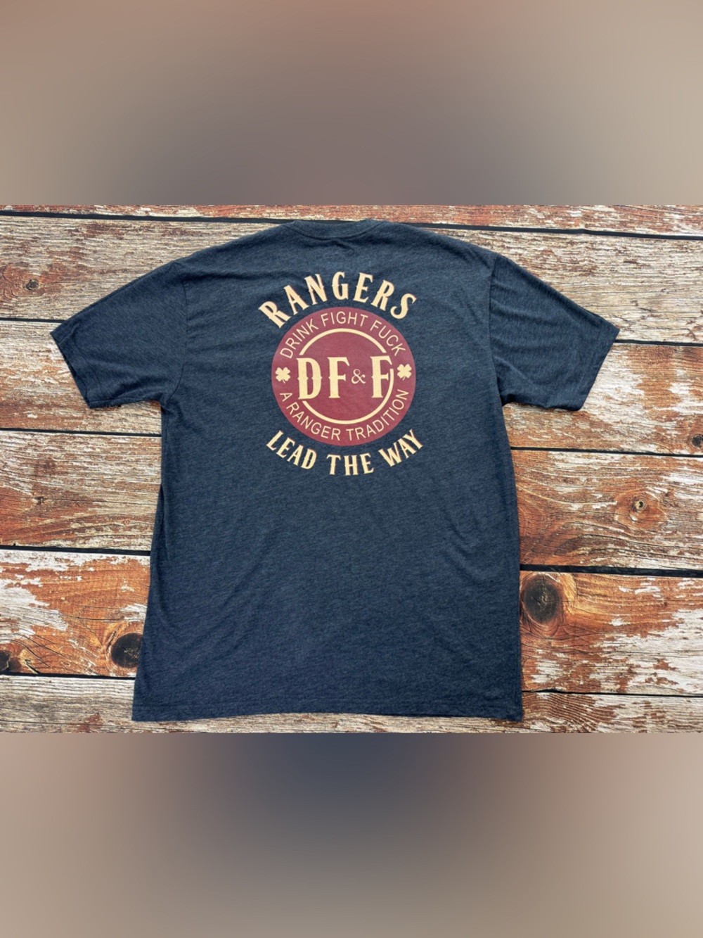 ATP Rangers Lead The Way DF&F T-Shirt, Men's Size XL (Profane Language)